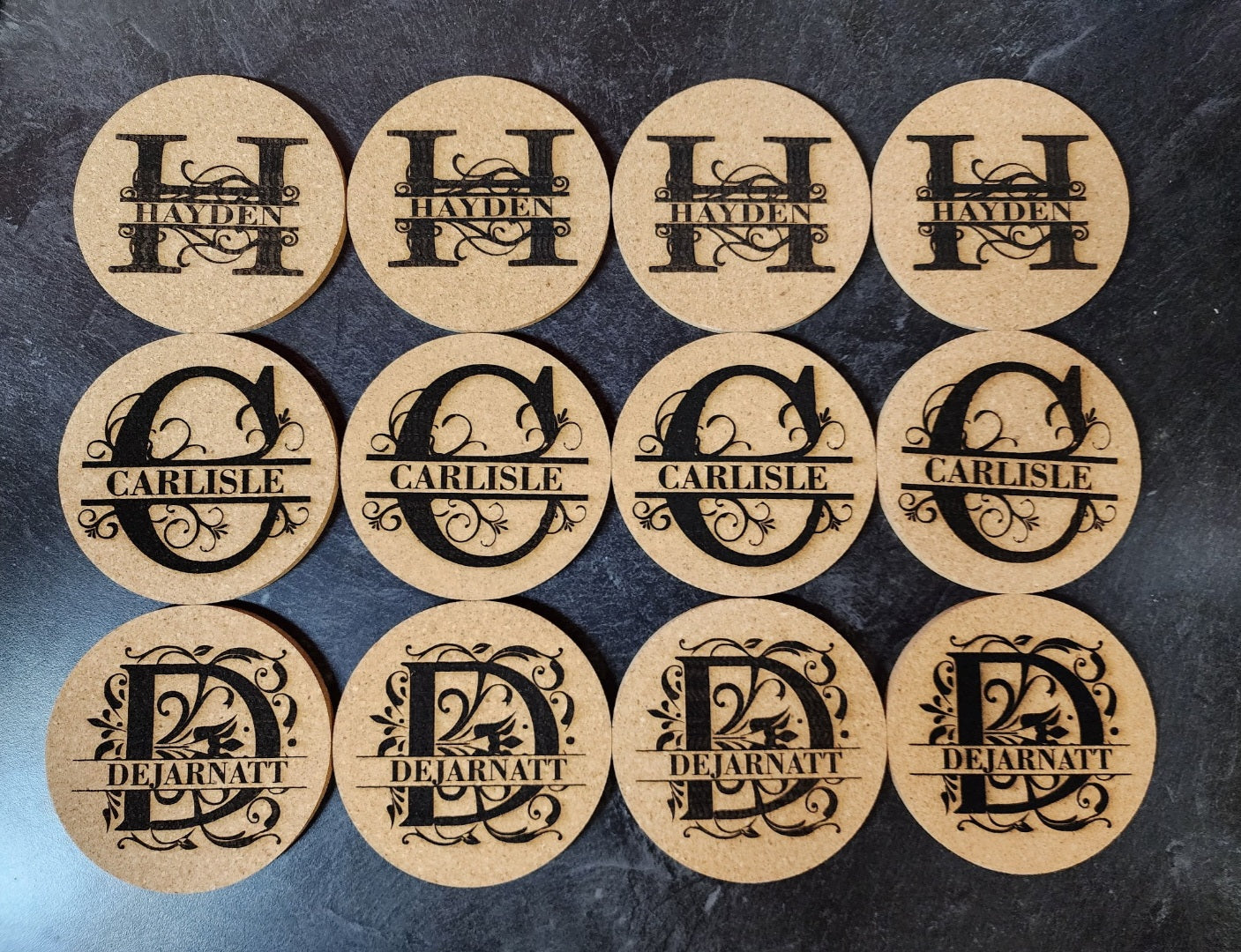 4" Cork Coasters